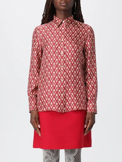 VALENTINO SHIRT VALENTINO WOMAN COLOR RED,H18462014