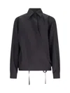 Valentino Wool Shirt In Black  