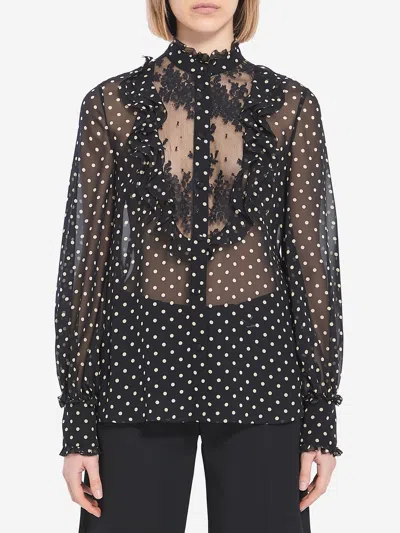 VALENTINO SHIRT WITH POLKA DOTS