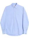 Valentino Vlogo Striped Cotton Shirt