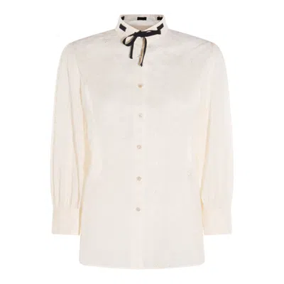 Valentino Shirts Light And Natural In White