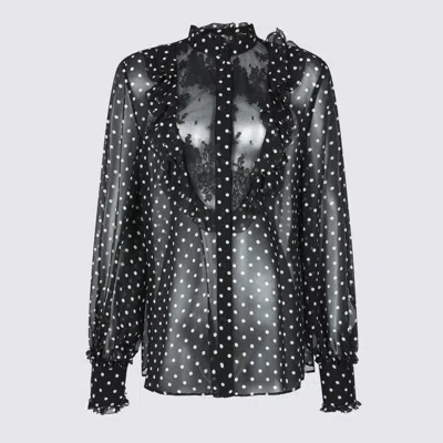 VALENTINO SHIRTS NERO/BETULLA