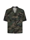 Valentino Toile Iconographe Camouflage Shirt In Toile Iconographe Camouflage
