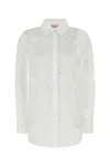 Valentino White Cotton Shirt In White