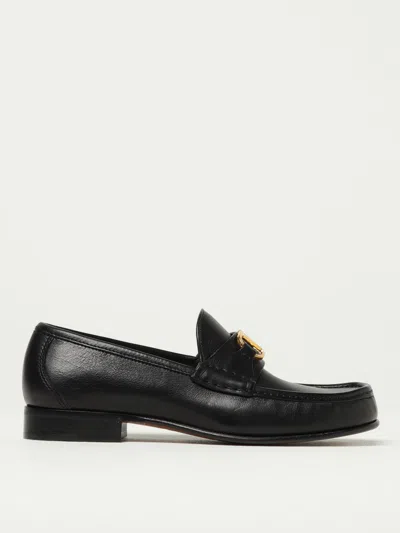 Valentino Garavani Vlogo Signature Black Loafer