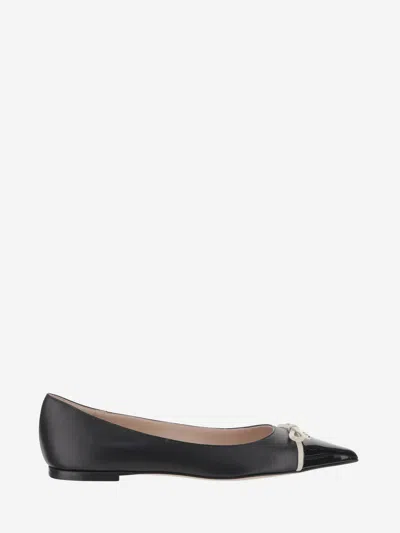 VALENTINO GARAVANI BALLET FLAT VALENTINO GARAVANI WOMAN COLOR BLACK,H41193002