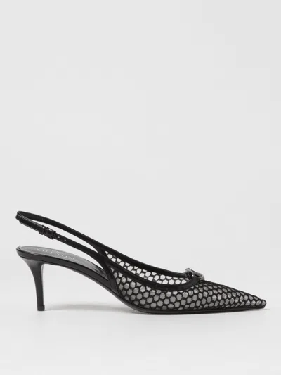 Valentino Garavani Vlogo Signature 75mm Slingback Pumps In Black