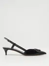 Valentino Vlogo 40 Patent Slingback Pump In Black
