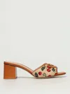 Valentino Vlogo Signature 60 Cherryfic Leather-trim Sandal