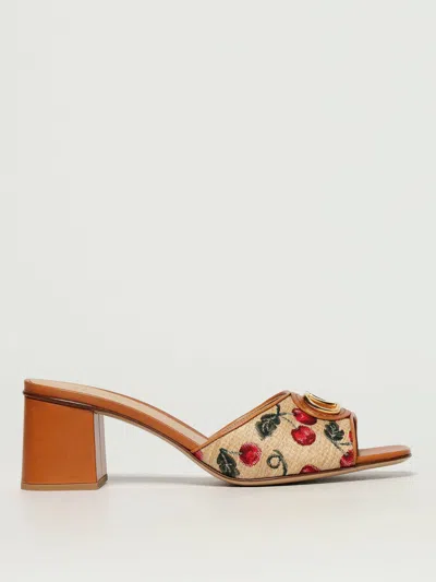 VALENTINO GARAVANI HEELED SANDALS VALENTINO GARAVANI WOMAN COLOR NATURAL,427907067