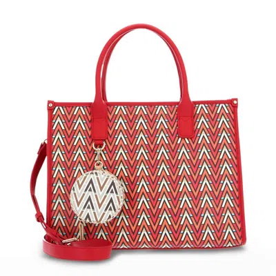Pre-owned Valentino Garavani Shopping Bag Valentino By Mario Tonic-vbs69901 Woman Red 128342 Handbag Purses