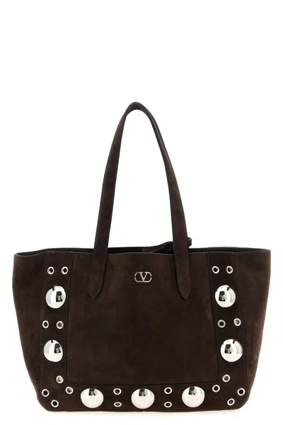 Valentino Garavani Shopping  'nellcôte' Media In Brown