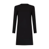 Valentino Short Couture Crêpe Dress With Bow Trim In Black