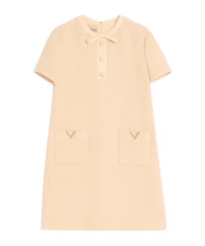 VALENTINO SHORT DRESS IN CURLY WOOL