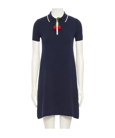 Valentino Short Sleeve Dress In Black