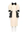 Valentino Short Sleeve Dress In Neutral