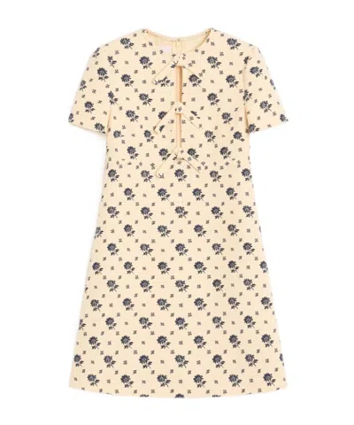 VALENTINO VALENTINO FLORAL PRINTED MINI DRESS
