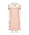 Valentino Short Sleeve Dress In Pink