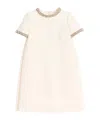 Valentino Short Sleeve Dress In White