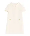 Valentino Short Sleeve Dress In White
