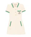 Valentino Cherry-motif Polo Dress In Beige