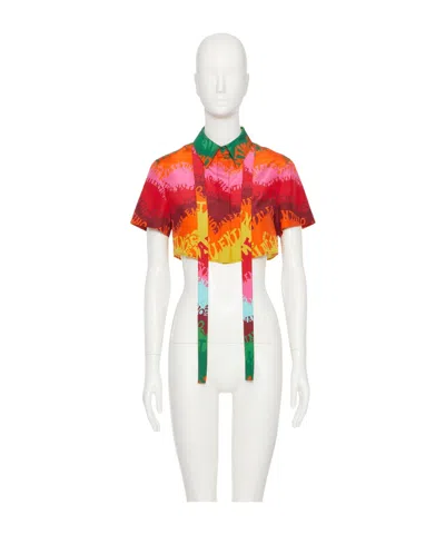 Valentino Short Sleeve Shirt In Multi