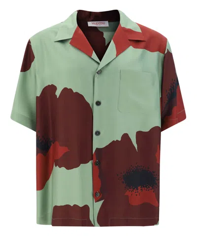 Valentino Short Sleeve Shirt In Multicolor