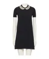 Valentino Short-sleeved Dress In Black