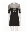 Valentino Short-sleeved Dress In Black