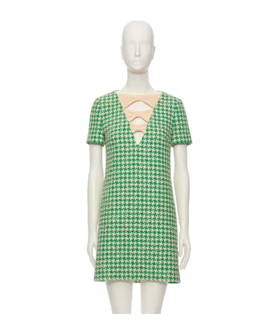 Valentino Short-sleeved Dress In Green