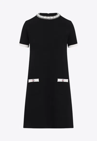 VALENTINO SHORT-SLEEVED MINI DRESS