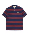 Valentino Striped Polo Shirt Regular Collar