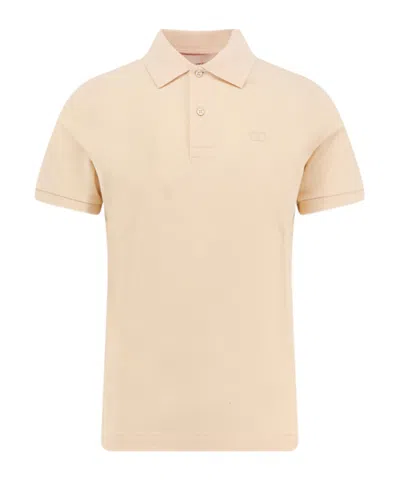 VALENTINO VALENTINO LOGO EMBROIDERED SHORT-SLEEVED POLO SHIRT