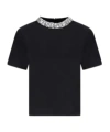 Valentino Garavani Wool Sweater With Stone Embroidery In Black