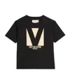 Valentino Crew Neck Short Sleeves T-shirts In Black