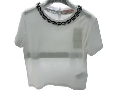 Valentino Short-sleeved T-shirt In Gray