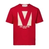 Valentino Short-sleeved T-shirt In Red
