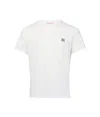 Valentino Vlogo Patch T-shirt With In White