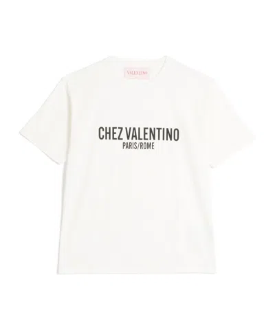 VALENTINO VALENTINO CHEZ VALENTINO-PRINTED CREWNECK T-SHIRT