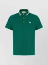 Valentino Polo Jersey Regular Embroidered Dreamatic In Green