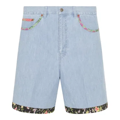 VALENTINO SHORTS BLUE AND GREEN