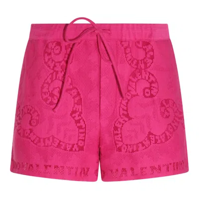 Valentino Shorts Fuchsia In Pink