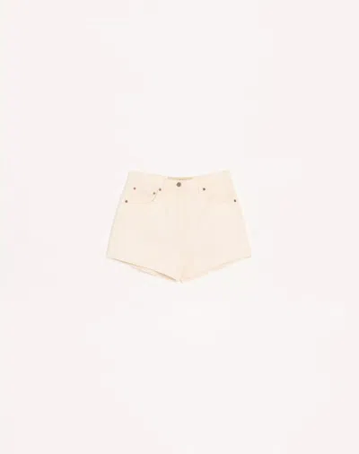 Valentino Shorts In Ivory