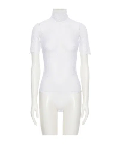 Valentino Short-sleeved Bodysuit In White