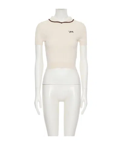 Valentino Short-sleeved Knitwear In White
