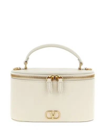 Valentino Garavani Shoulder And Crossbody Bag Vanity Case In White