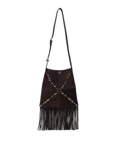 Valentino Garavani Shoulder Bag In Brown