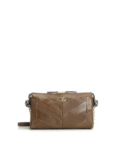 Valentino Garavani Shoulder Bag In Brown