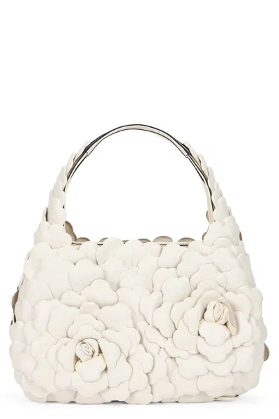 Valentino Garavani Shoulder Bag In Leather In White