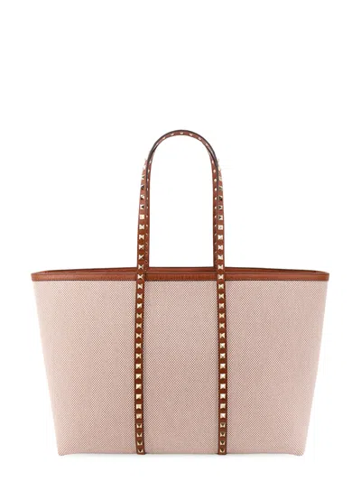 Valentino Garavani Shoulder Bag In Leather Brown